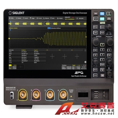 鼎陽SIGLENT SDS2104X HD 高分辨率示波器 100 MHz帶寬 4通道