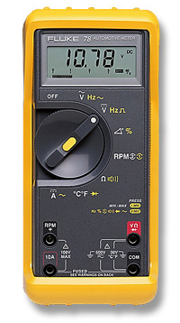 Fluke 78 數(shù)字萬(wàn)用表(汽車故障測(cè)量萬(wàn)用表)