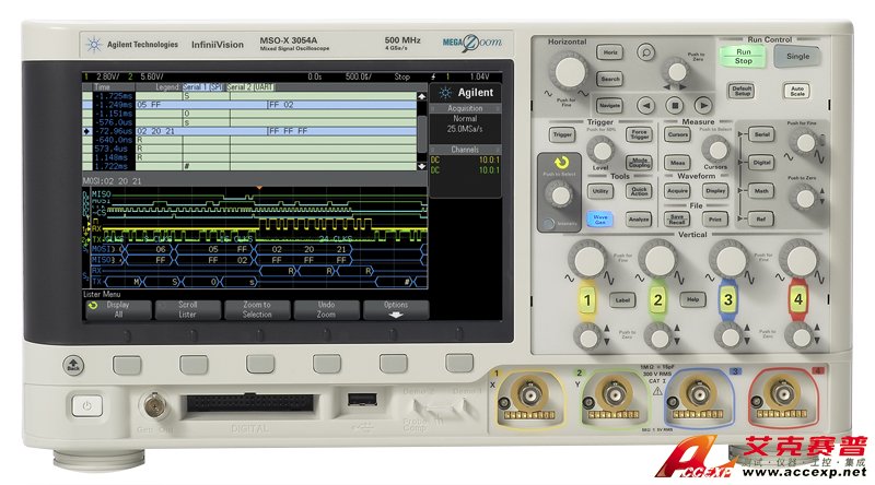 Agilent DSOX3014A 數(shù)字存儲(chǔ)示波器圖片
