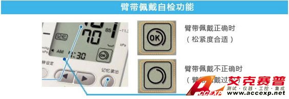 臂帶佩戴自檢功能 臂帶佩戴自檢功能