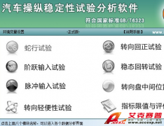 Accexp汽車操縱穩定性能試驗與分析系統