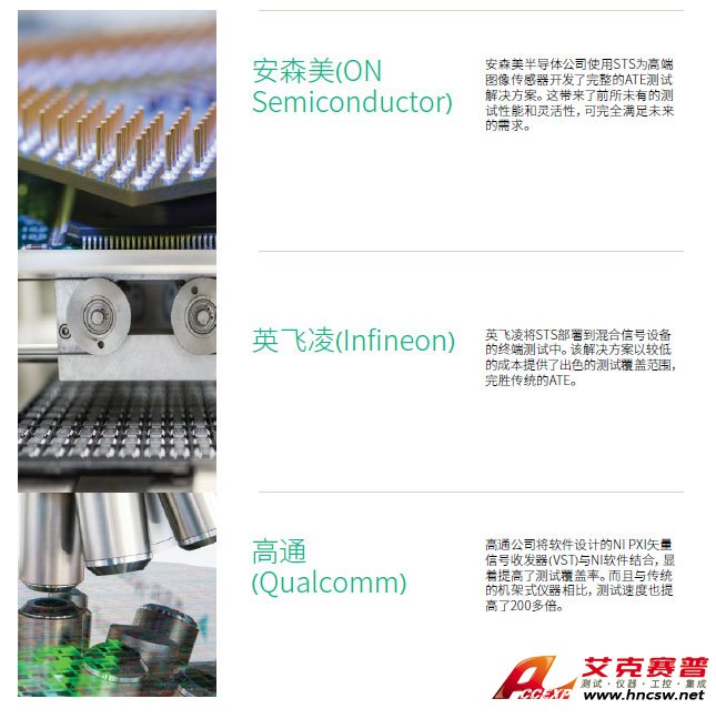 艾克賽普 NI半導體測試系統，半導體量產測試利器